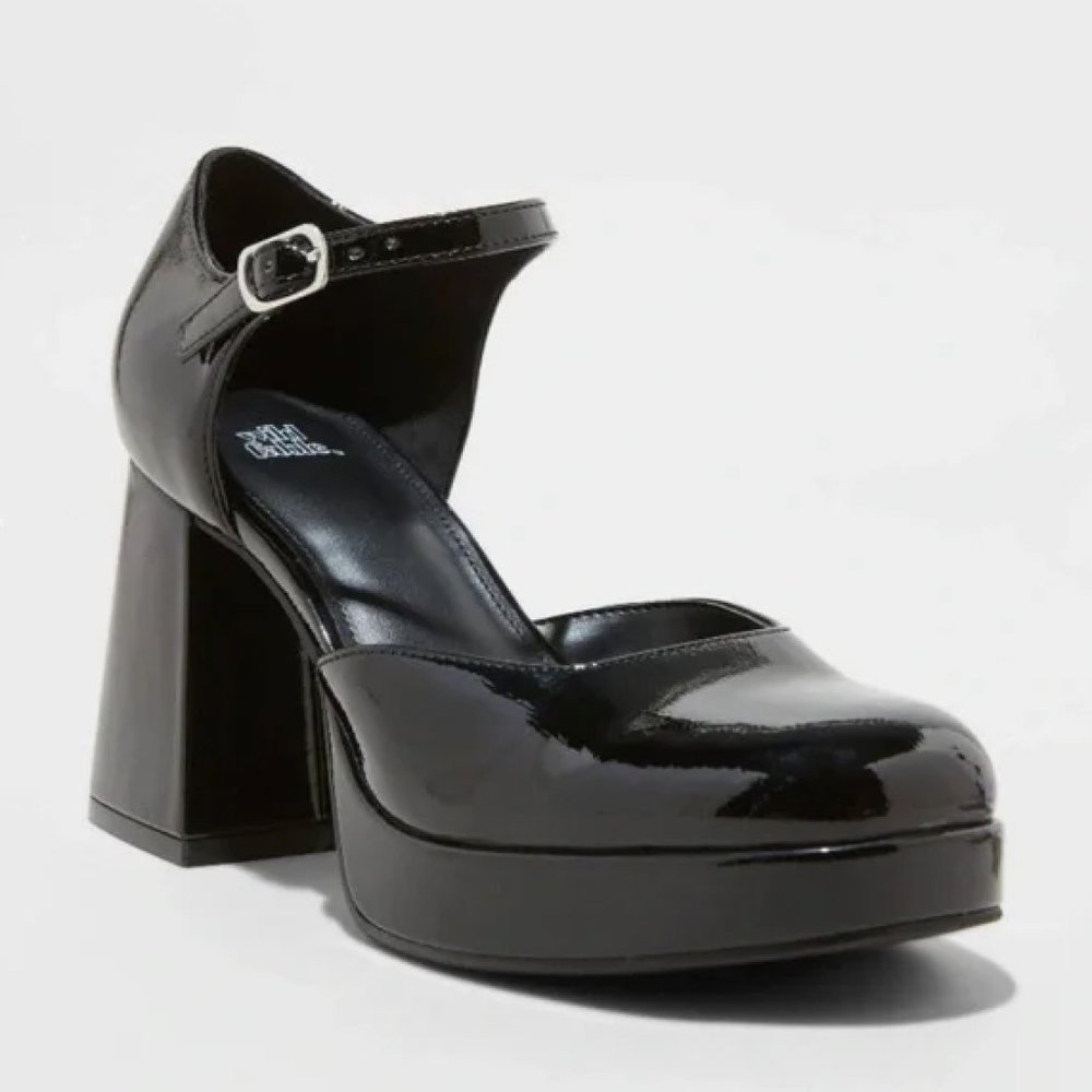 Wild Fable Darcy Patent Platform Pumps - Size 8
